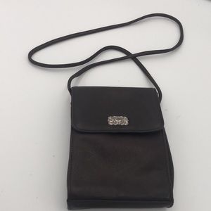 Fossil Brown Leather Cross Body Purse Bag